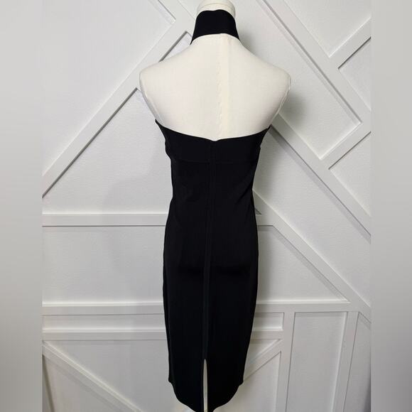 Alexander Wang Body-Con Knit Halter Dress in Black Size Medium - Picture 6 of 16